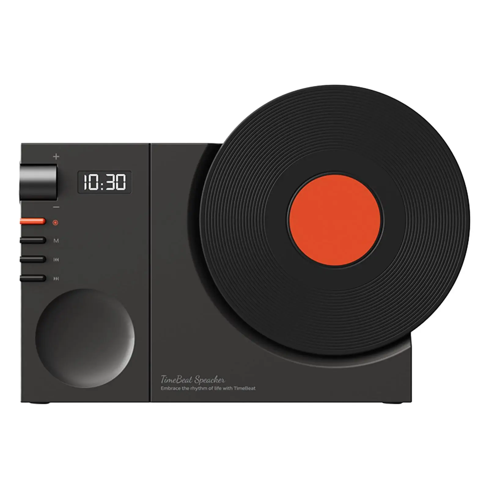 Altoparlante Wireless portatile regali di compleanno con orologio giradischi retrò Design ornamento da tavolo per piscina da viaggio Home Party Beach