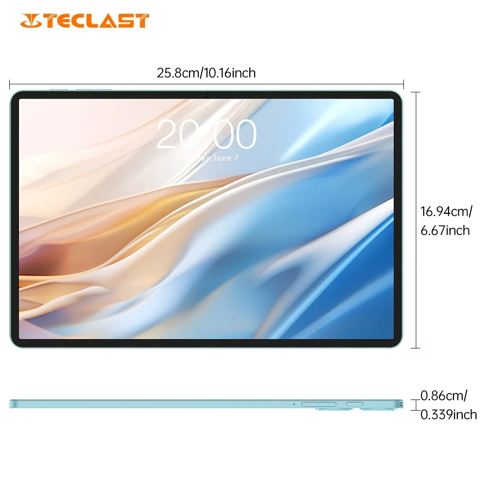 Teclast P50 Case Tablet 11-inch 1280*800Ips TDDI IPS Pad/ 4GB RAM/128GB ROM/Unisoc T606 8-Core/7000mAh/Type-C/8MP+5MP Camera
