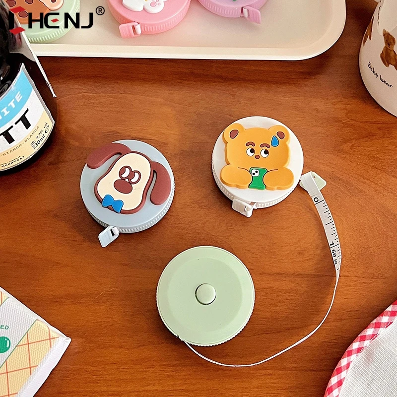 Portable Cartoon Tape Measure Multifunctional Mini Measuring Tapes Measure Ruler Waist Chest Hip Measurement Soft Tape