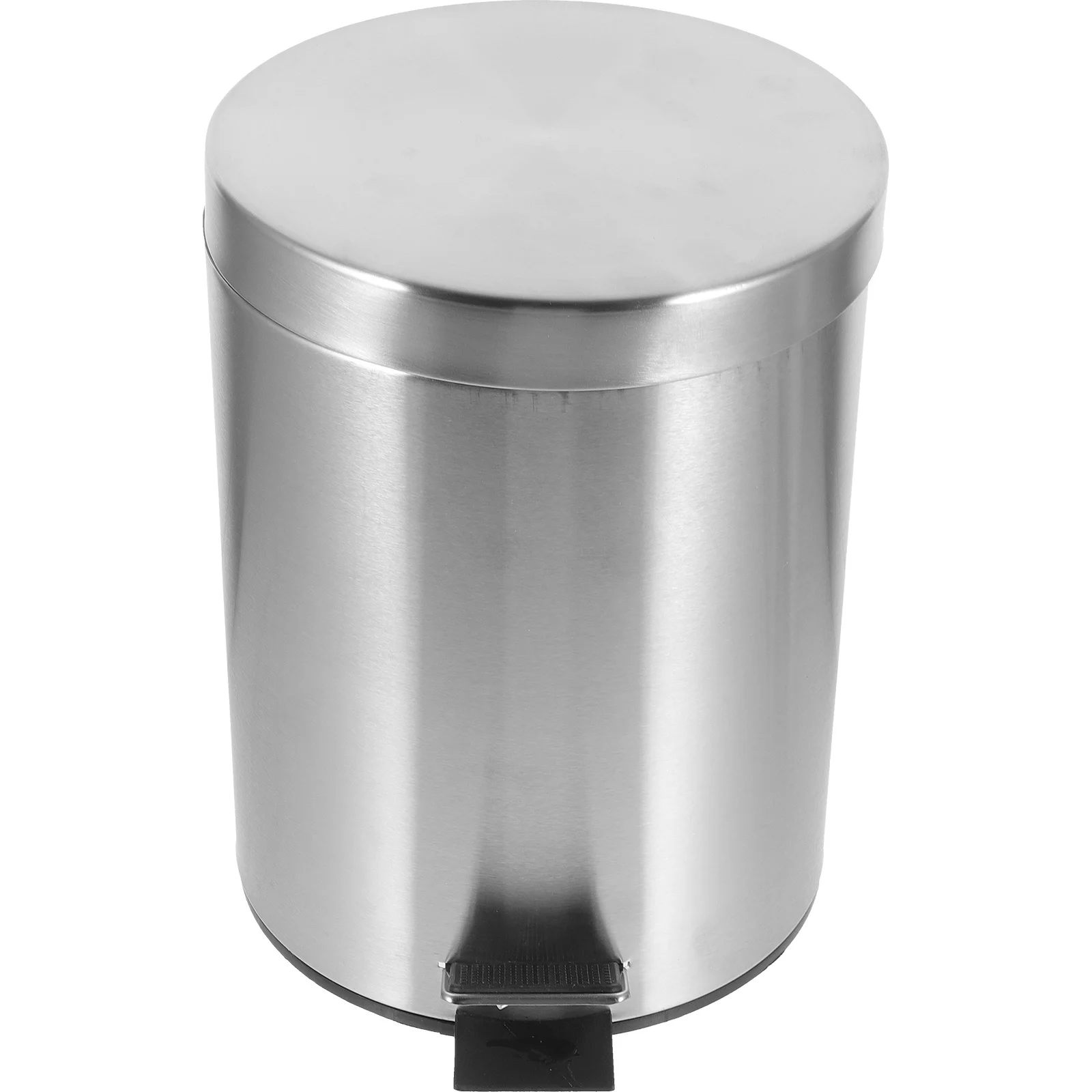 

Stainless Steel Pedal Trash Can 13L Kitchen Trash Bin For Home Office Bathroom Living Room Metal Garbage Container