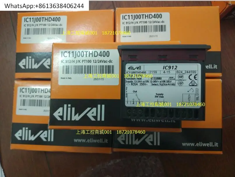 

IC912/H, PT100, 12-24V Thermostat ELIWELL, IC11J00THD400 Thermostat