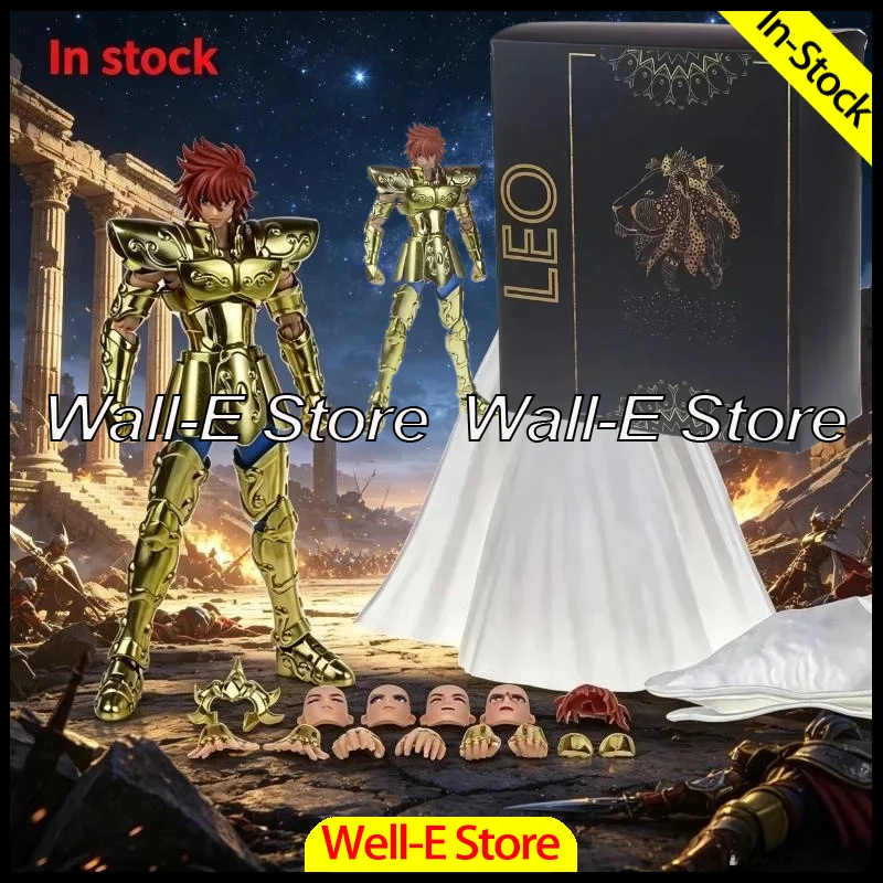 

Saint Seiya Myth Cloth EX ShineTime/ST Model Regulus Yonger Leo/Lion Gold Lost Canvas/LC Knights of the Zodiac Action Figure Toy