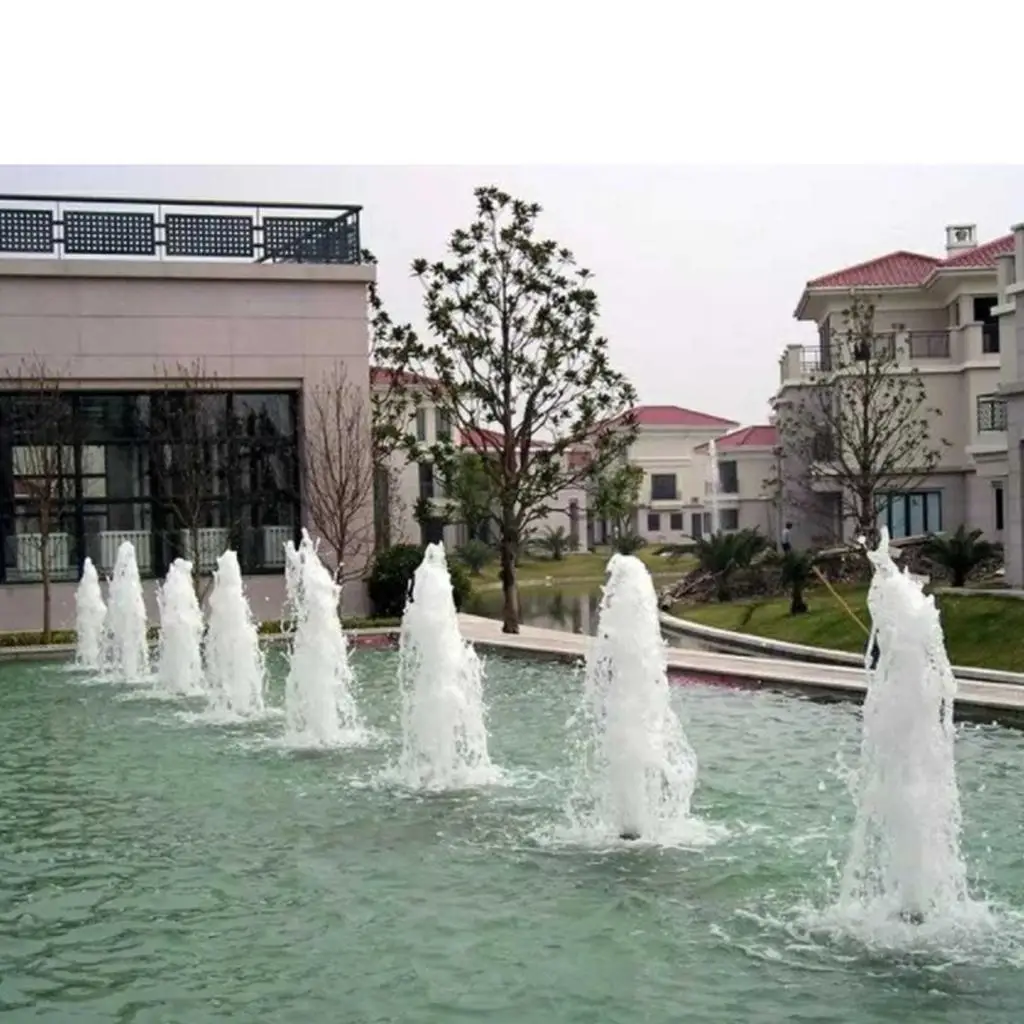 Fountain Nozzle Stainless Steel Adjustable Outdoor Water Sprayer Head for Pond Fountain Decoration