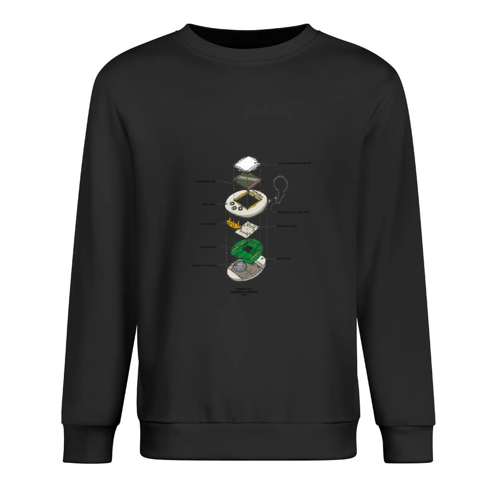 

TAMAGOTCHI Pullover autumn clothes men clothes korean autumn clothes men clothing oversize sweatshirt