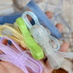 20Yards/Lot 5mm-40mm Random Mix Organza Ribbon Gift Bags Cake Box Wedding party Decoration Lace DIY Jewelry Flowers Ornaments