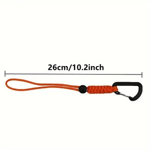 2 tactical paradise backpack keychains - with multi-color parachute design and stylish hooks, suitable for hiking, camping, and