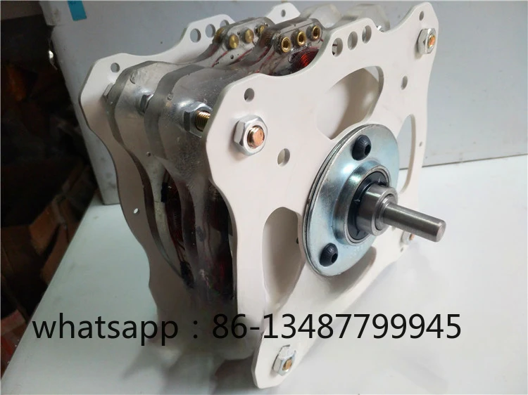 Study on Diy Low-speed Brushless Wind Energy of High-power Superimposed Disc Permanent Magnet Coreless Generator
