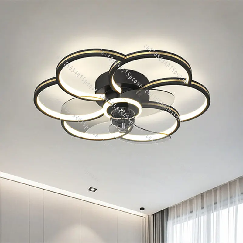 US Standard 110v Shaking Head Bedroom Living Room Dining Room Household Simple Modern Silent Invisible Ceiling Light Cage