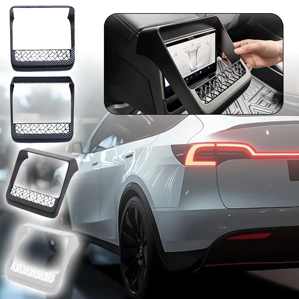 Für Tesla Model YL Y Juniper Model 3 Highland 2026 2025 Rücksitz-Bildschirmschutz Lüftungsgitter AC-Abdeckung Dekor-Modifikationsteile – Detail 5