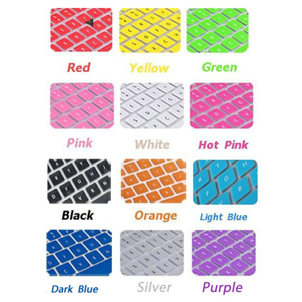 

Silicone Keyboard Skin Fit 13 15 Inch Protective Cover Ultra Thin Transparent Film Dustproof Washable Guard Layer