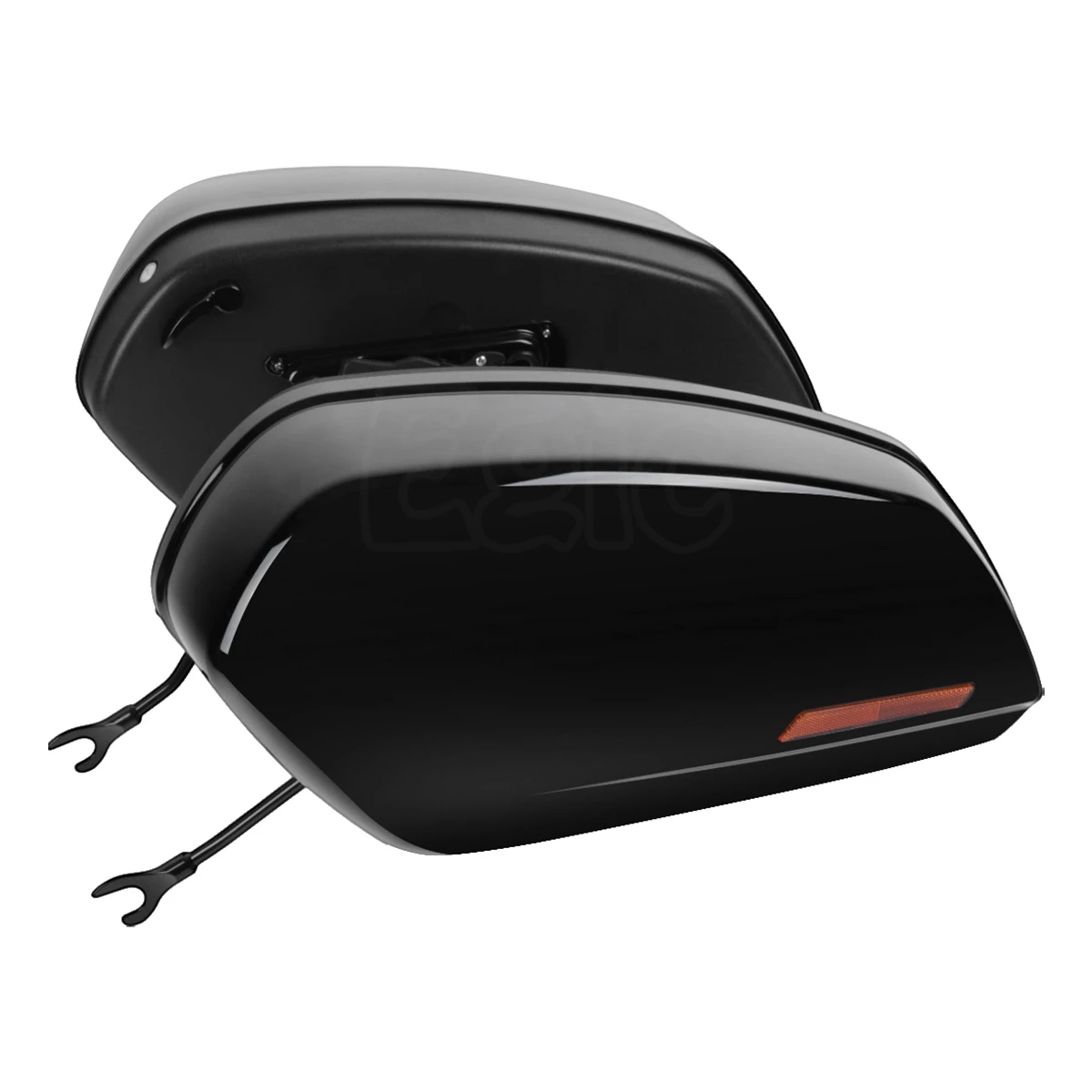 Equal-size Hard Saddlebags Fit for Harley Davidson Low Rider S ST 2018-2026 Street Bob 2018-2024 FXLRST FXLRS FXBB FXBBS