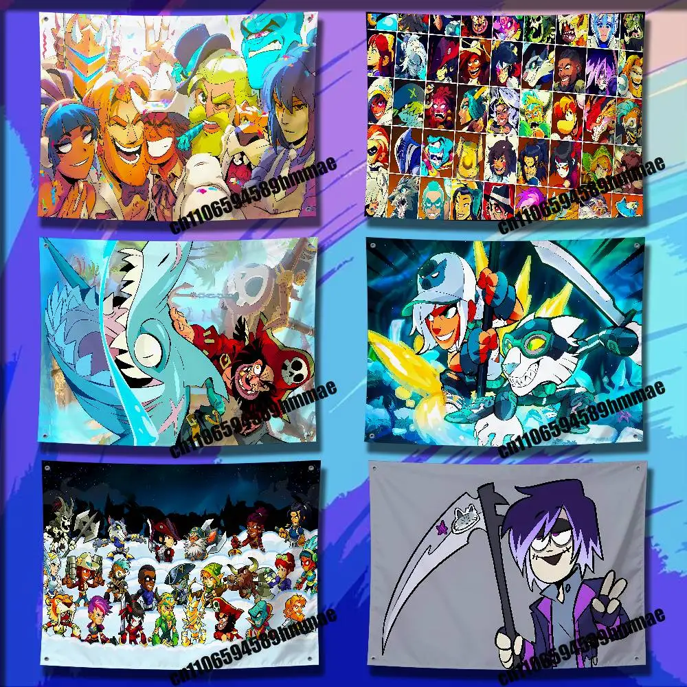 

For B-Brawlhalla Flag 50*70cm 60*90cm 80*120cm 100*150cm 150*200cm Camp Wall Banner Tapestry Cover