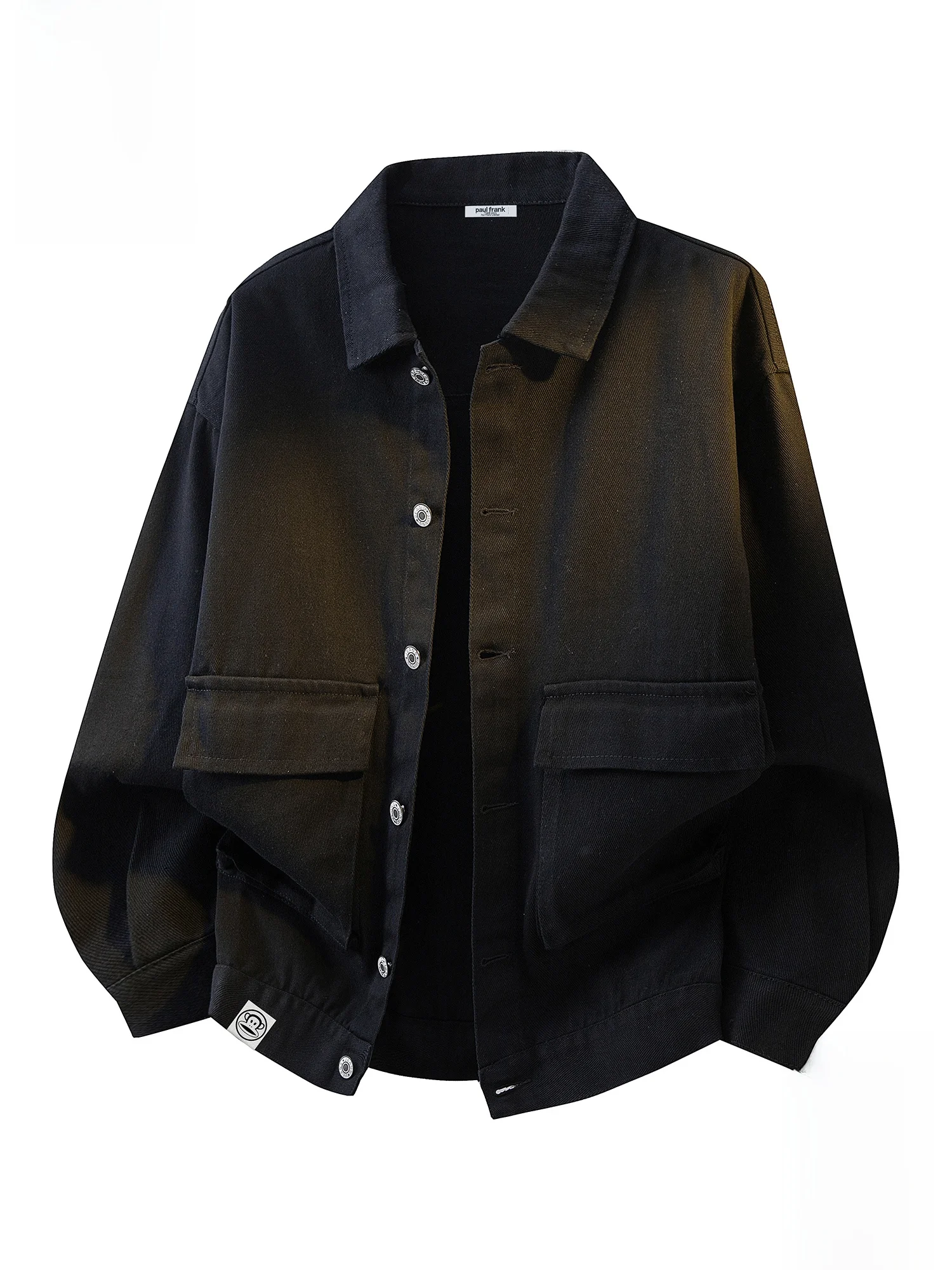 

Повседневная мужская куртка Paul Frank Monkey American Sle Workwear с воротником, весенняя новинка, свободная верхняя одежда из хлопка для молодежи