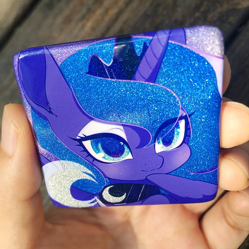 

Rainbow Pony Peripheral Badges, Biki, Soft Moon, Starlight, Doujin Gu Zi Collection, Figurine Models, Festival Gifts Toys