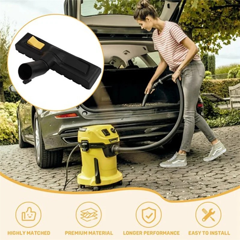 ABUS-For Karcher WD4 WD5 WD6 فرشاة الأرضية حقيبة ملابس قابلة للاستبدال قابلة للتحويل الرطب/الجاف فوهة الطابق فرشاة رئيس مرفق