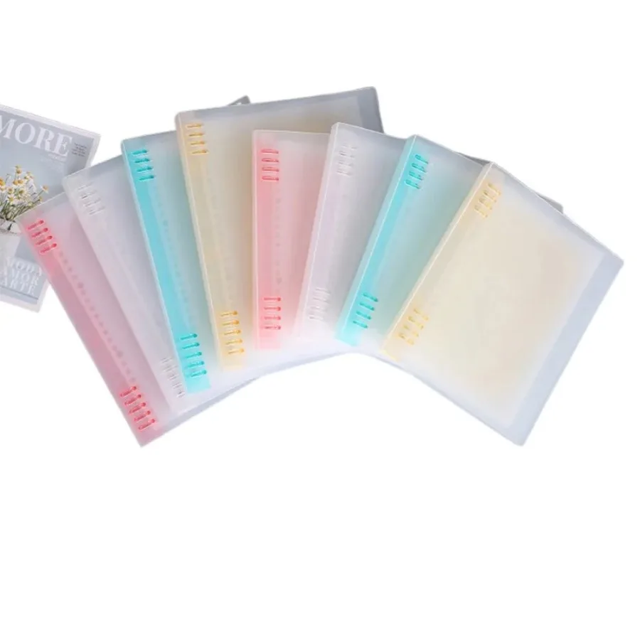 

PP Plastic Loose-leaf Notebook Cover Custom B5 Loose-leaf Coil Hand Account Shell Custom