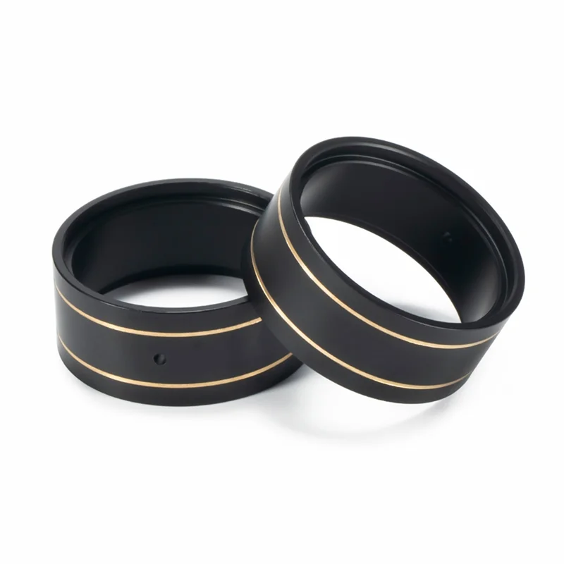 4 шт., 16 г, латунь, 1,0-дюймовый обод колеса с бусинами, внутреннее зажимное кольцо для осевого SCX24 AX24 1/24, замена обновления гусеничного радиоуправляемого автомобиля