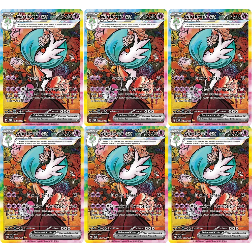 Carte PKM Gardevoir Meowth personnalisée DIY, collection de cartes de haute qualité, objet de collection pour hobby, carte de jeu de société anime