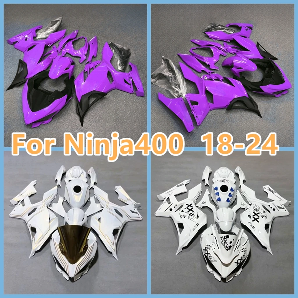 For Ninja 400 EX400 2018 2019 2020 2021 2022 23 24 Full Fairing Kits Injection ABS Plastic NINJA400 Bodywork Cowling