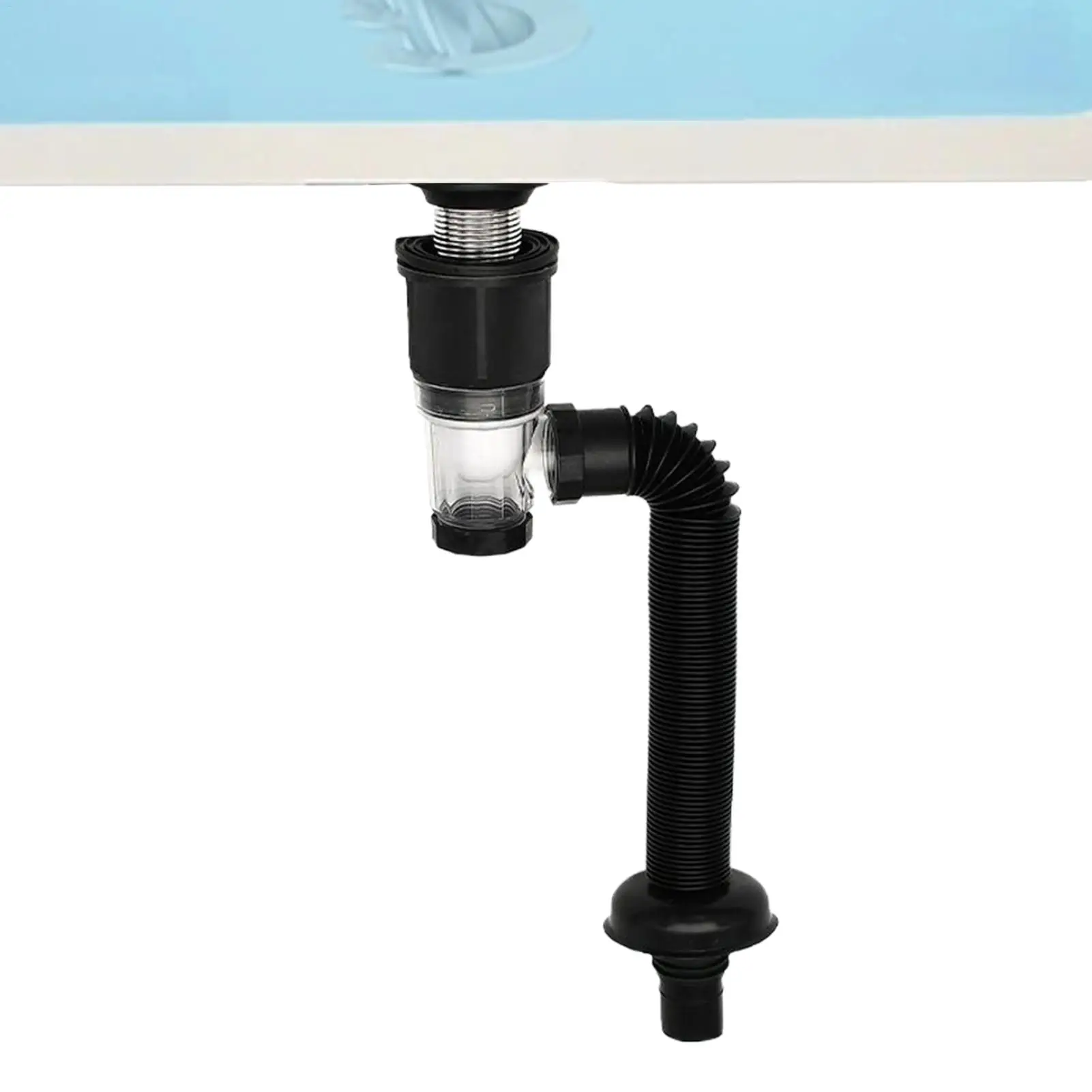 

Гибкая сливная труба для раковины, сливной фитинг для раковины со сливным шлангом, расширяемые аксессуары для чистки туалета, кухни, ванны, душа на колесах