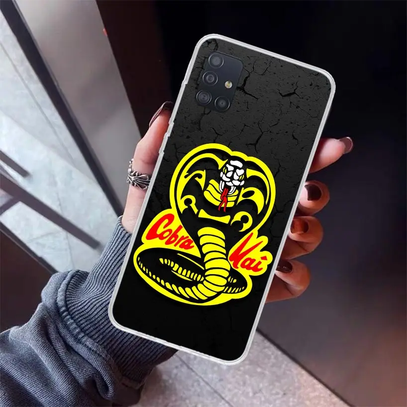 Cobra Kai Snake Phone Case For Samsung Galaxy A51 A50S A41 A40 A31 A30S A21S A20S A10S A20E A71 A70 A6 A7 A8 A9 Print Shell