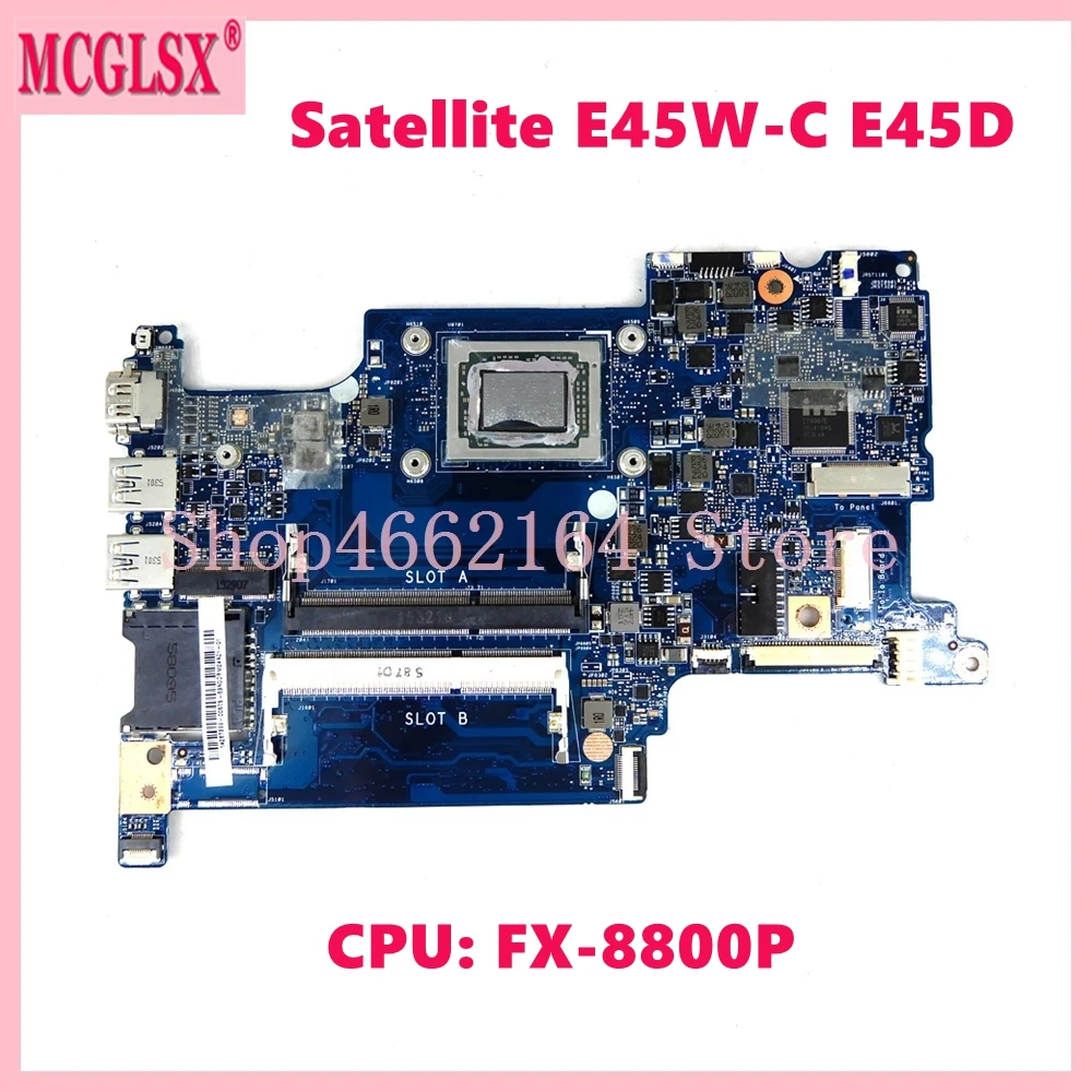 

Mainboard H000094110 For Toshiba Satellite E45W-C E45D with AMD FX-8800P 2.1Ghz CPU DDR3 Laptop Motherboard