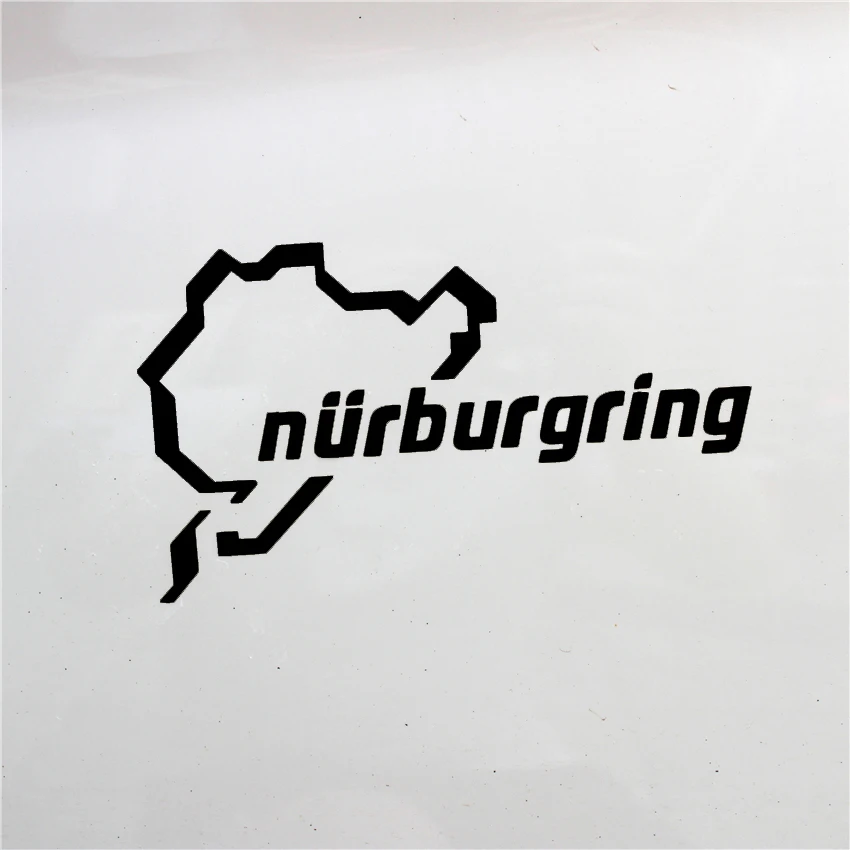 

New Nurburgring Car Racing Road Funny Van Window Bumper For Jdm Vw Vag Euro Vinyl Decal Reflective Sticker Accessories Styling