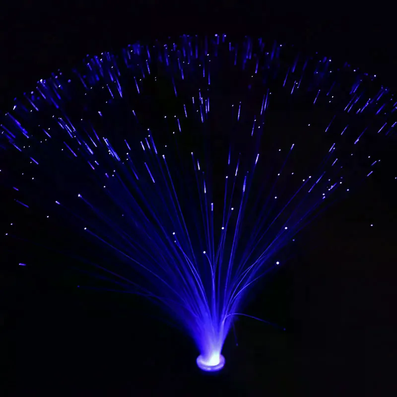 

Holiday Home Decor 8834cm 1 Pcs Multicolor Led Fiber Optic Light Night Lamp Christmas Wedding Color Random