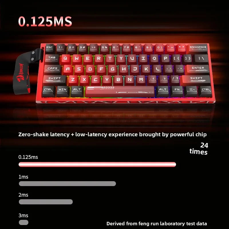 REDRAGON AEROX61 Magnetic Axis Keyboard Aluminum Alloy 8K 0.125ms Low Latency Gasket Structure Esports Gaming Keyboard Gamer