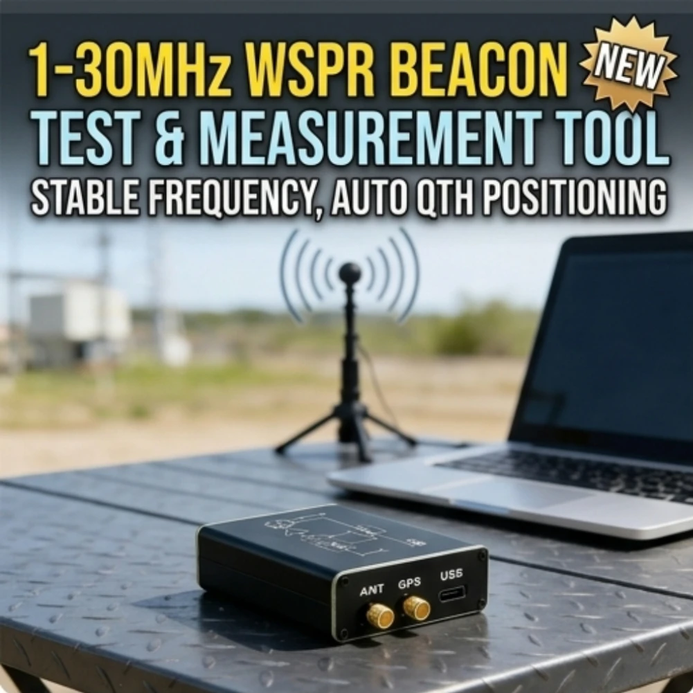 

1-30 МГц SI5351 WSPR маячковый передатчик с GPS TCXO, стабилизированной частотой, автоматическим определением местоположения QTH, выходной мощностью 23 дБм для тестирования любительской радиосвязи