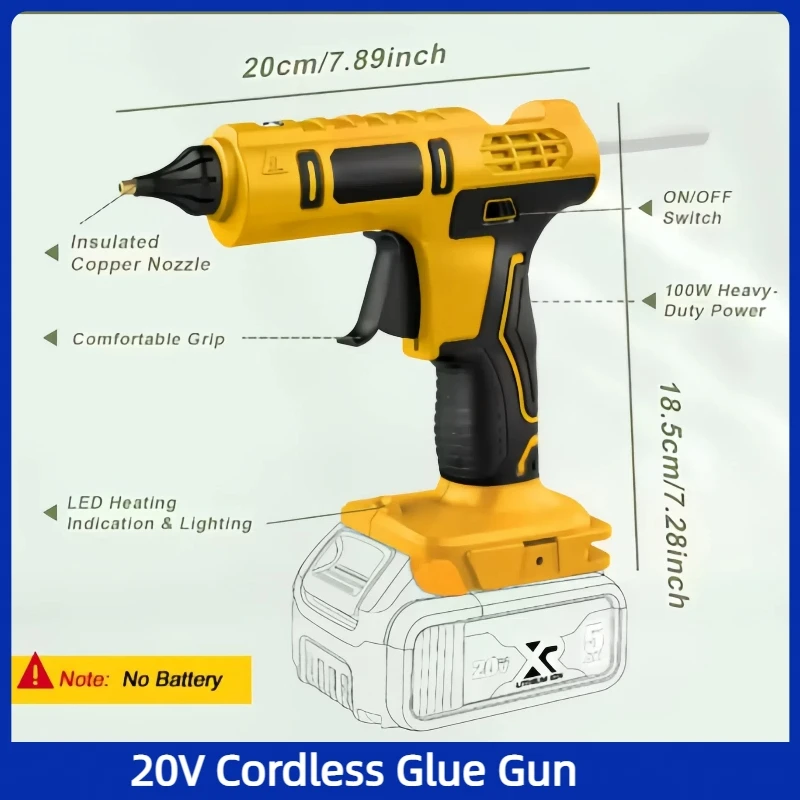 يده اللاسلكي الكهربائية صمغ يسيح بالحرارة بندقية لحام مسدس هواء ساخن إصلاح لتقوم بها بنفسك أداة مكافحة السمط فوهة مسدس الغراء الكهربائي