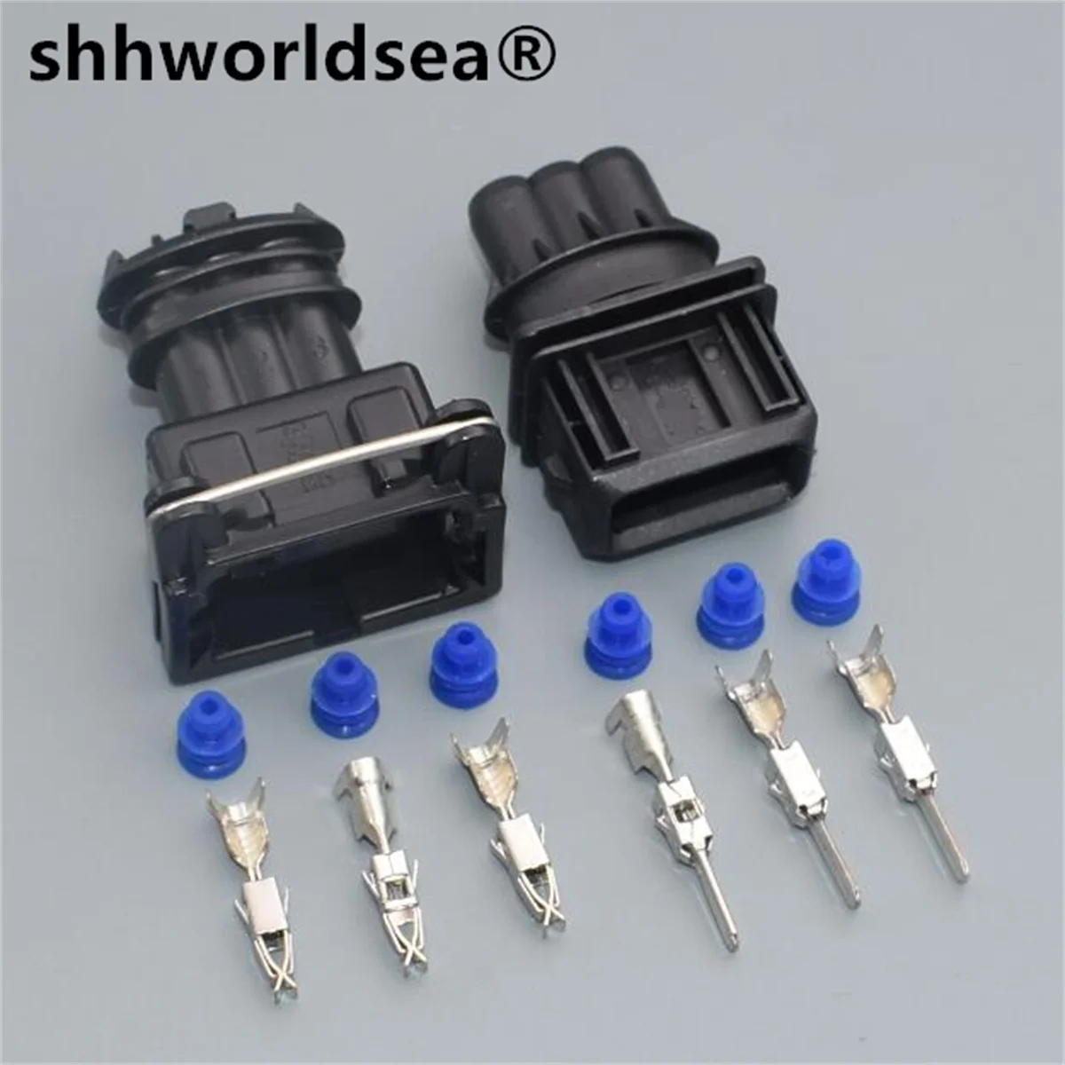 shhworldsea 3 Pin 282191-1 / 282729-1 1-962581-1 3.5 Car Power Timer Wire Connector Camshaft Position Plug Throttle For Toyota