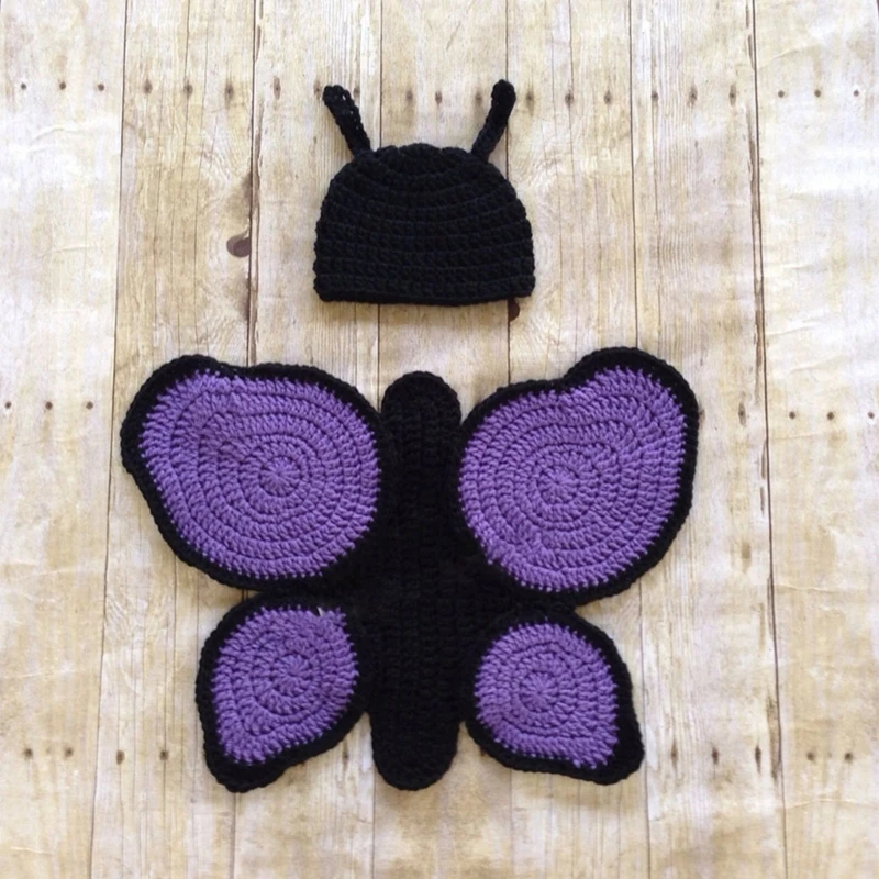 Conjunto suéter punto mariposa para bebé recién nacido, traje cómodo algodón para bebé, actualizaciones