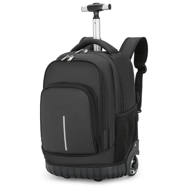 

Children Rolling Luggage Backpack With Wheels primary secondary school students trolley backpack bag school wheeled backpack