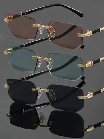 3 Pack Unisex Casual Fashion Glasses Shopping Streetwear Perfect Gift for Father'S Day Mother'S Day Parties Eyewear