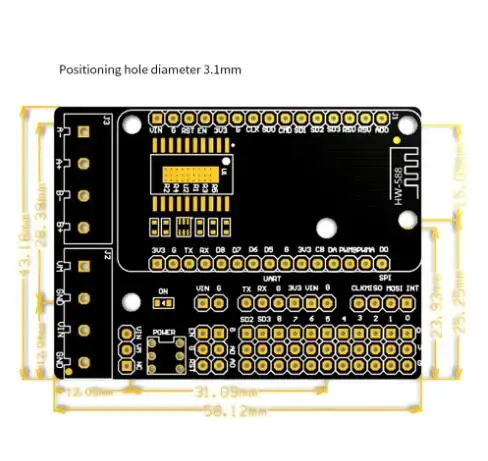 L293D ESP8266 12E Lua IOT Motor Drive Electronics Expansion Board for NodeMcu V2 Wireless RC Toy Wifi Smart Car Tracking Module