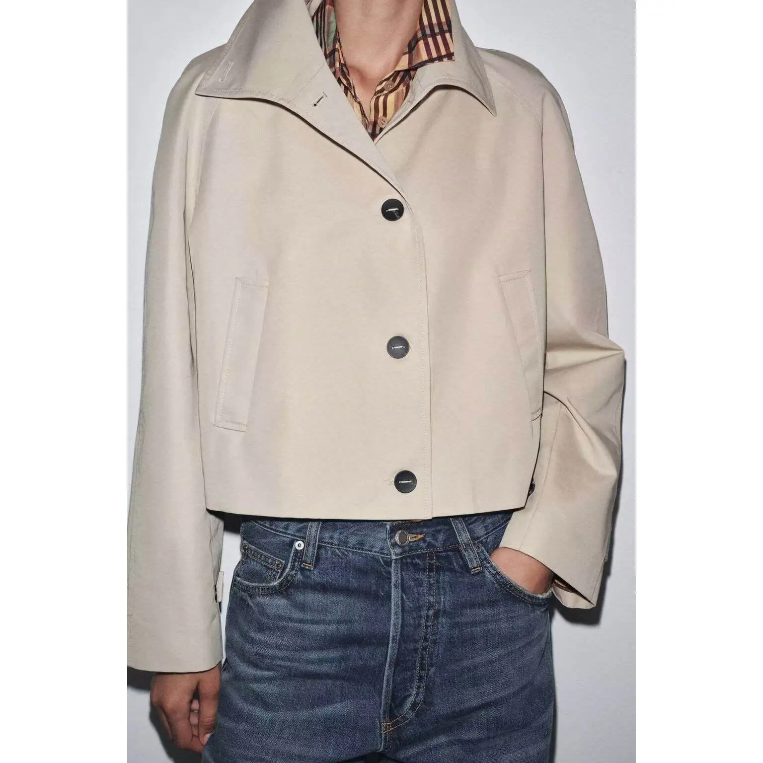 Faionable ort manteau Jaet Design paresseux Sle minceur col rabattu coréen décontracté coupe droite longue Sve bouton unique