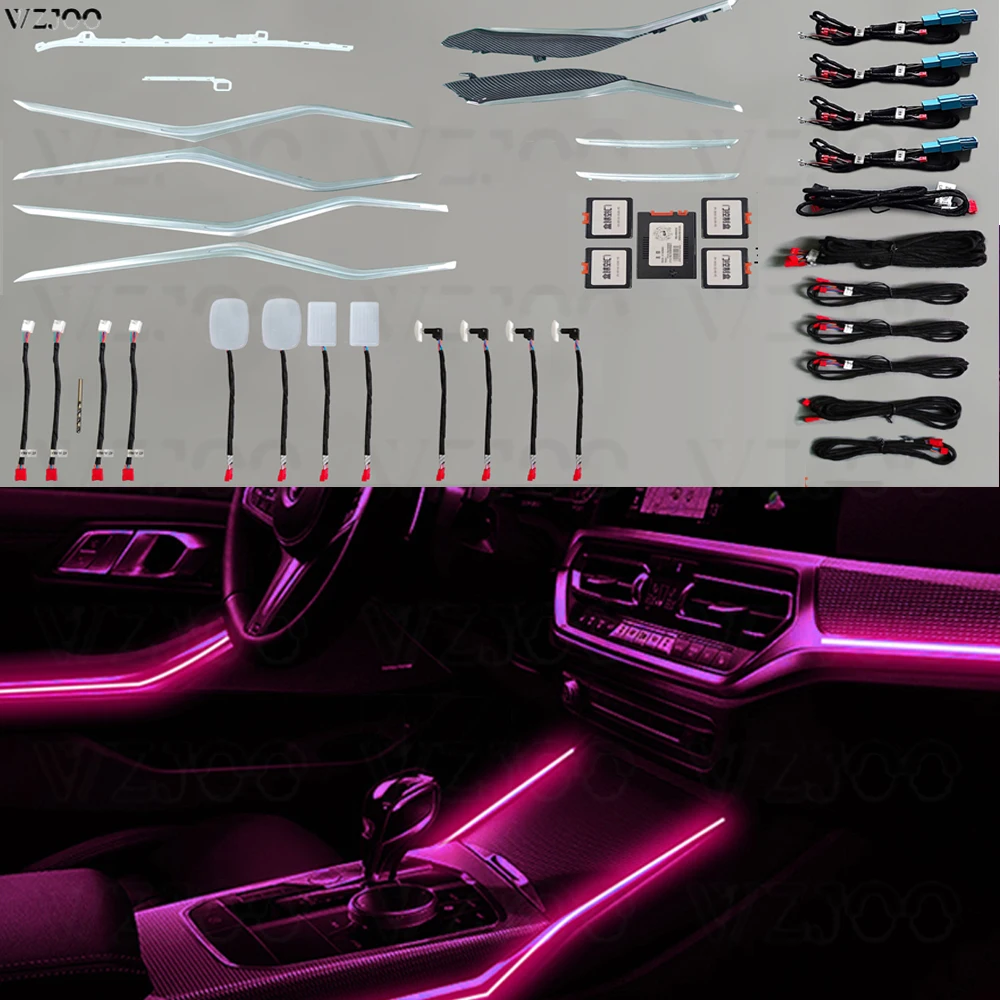 

For 2020-2022 BMW 3 /4 series G20 G22 interior Ambient light, 3series modified interior original car 1:1 11 Colors Ambient light