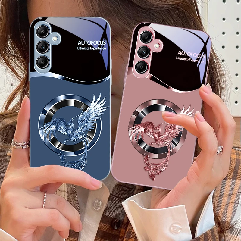 

Handsome Pink Phoenix For Samsung A73 72 71 A70 56 55 54 A53 52 51 A50 42 A35 A34 33 32 31 26 25 24 23 22 30 glass phone case
