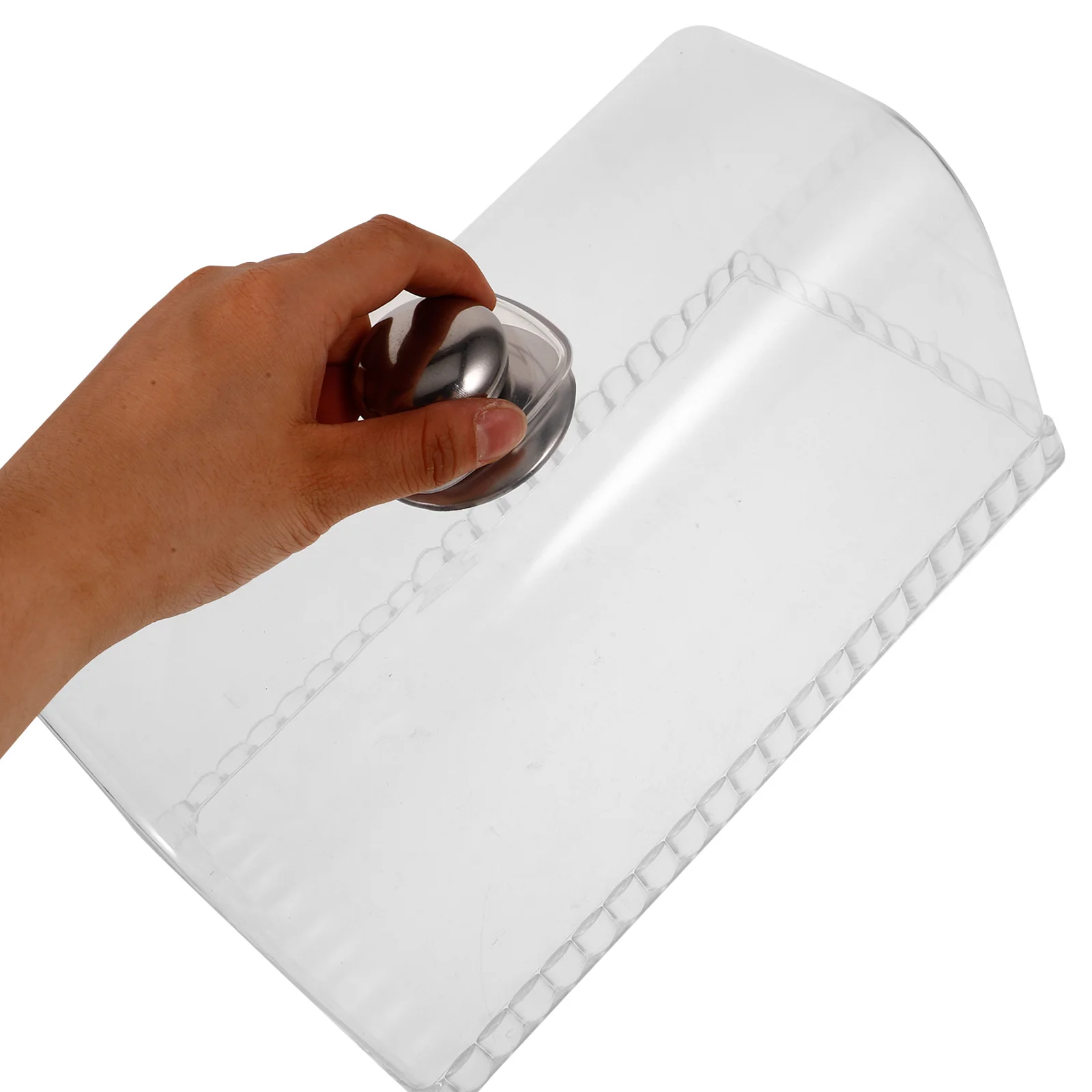 

Cake Dome Transparent Food Preservation Cover For Tray Home Dinner Table Dessert Fresh Keeping Lid Reusable