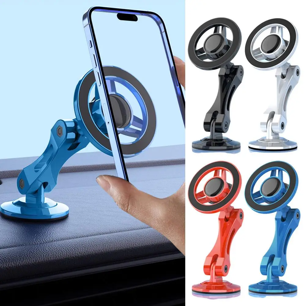 For 360 Rotate Magnetic Car Phone Holder Universal Phone Stand Magnet Mount Gps Support For All Phone S0d7