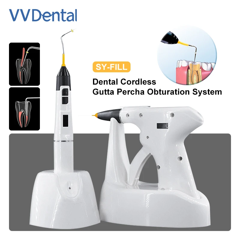 Dental Root Canal Obturation System Warm Gutta-Percha Gun Heating Pen Irrigator for Dentist Endo Dental Tools Refill Obturation