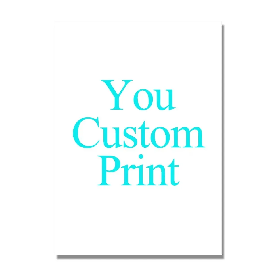 Custom Print Canvas Schilderij Van Uw Foto's Bruiloft Verjaardag Poster Wall Art Decoratie Huisdieren Familie Landschap Foto Decor - afbeelding 2