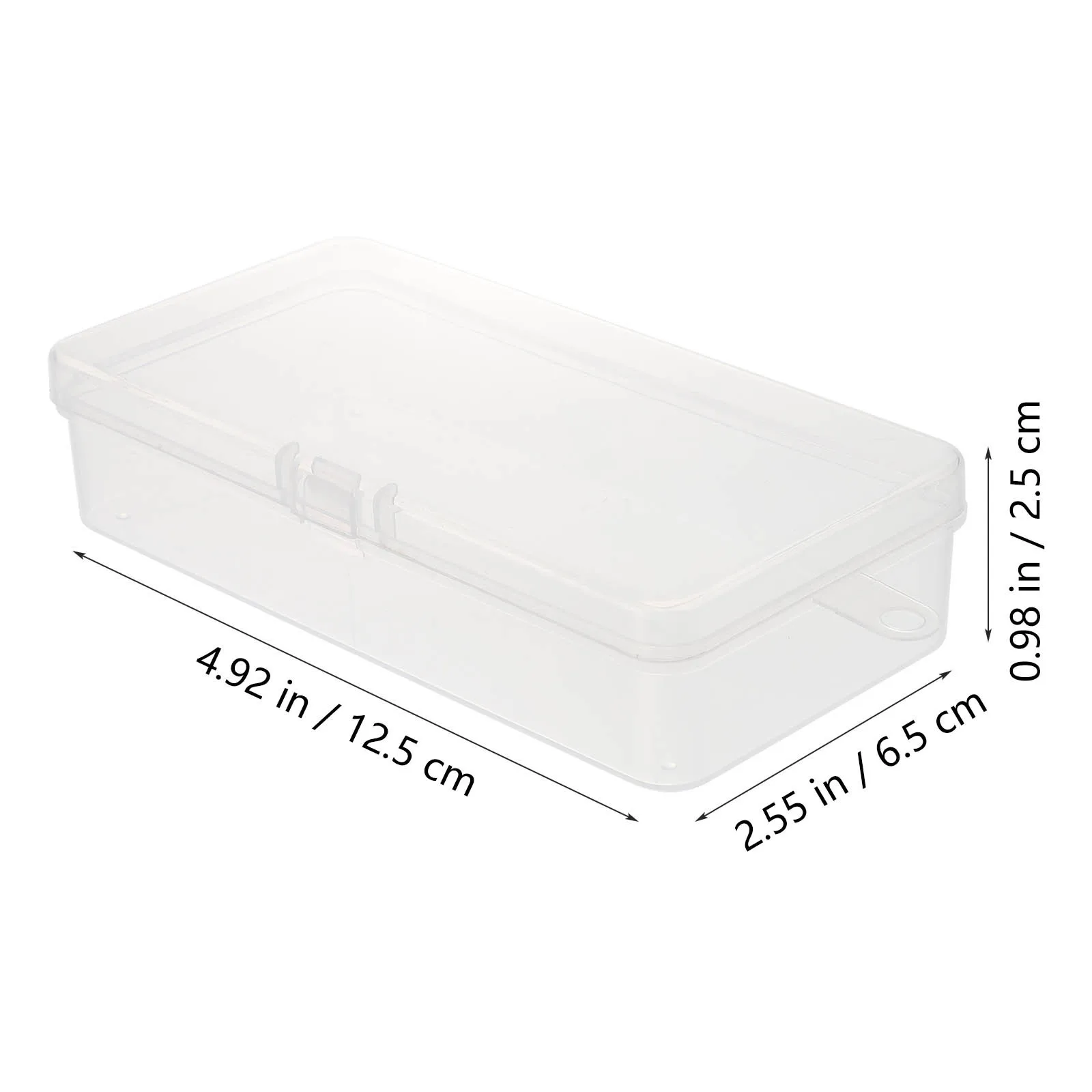 6 szt. Plastikowe piórniki przezroczyste, wytrzymałe, pudełka na artykuły piśmiennicze, odporne na zużycie, etui na długopisy, szkolne piórniki do przechowywania artykułów piśmienniczych.