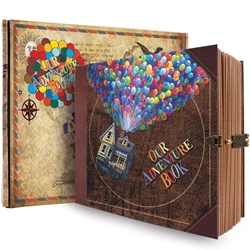 146 stron Album fotograficzny DIY Handmade księga gości nasza książka przygodowa Retro Kraft Album rocznica ślub księga gości pamięć prezent