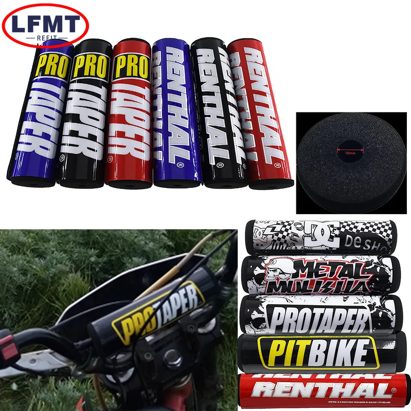 Dirt Pit Bike Motocross Pro Taper 200mm Round Handlebar Crossbar Bar Pad 7/8