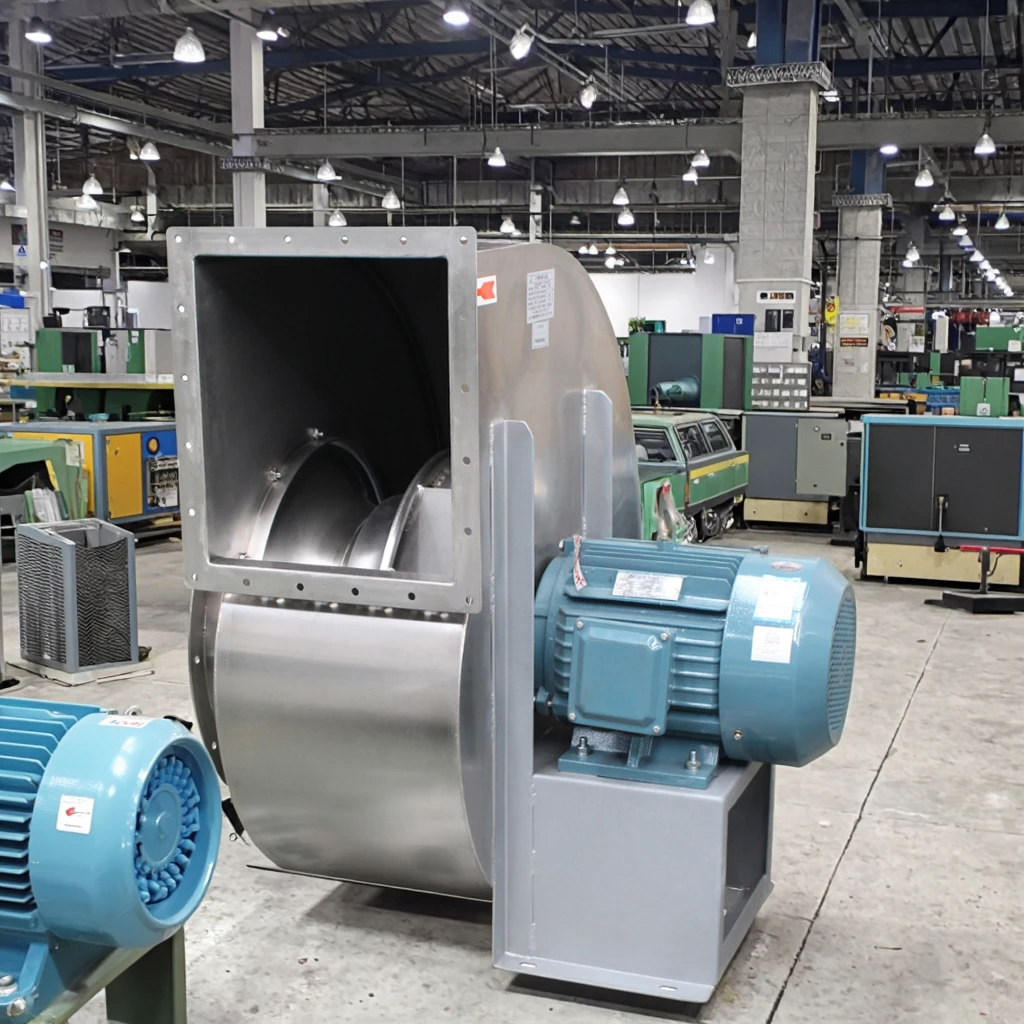 

350mm Stainless Steel High Pressure Ventilation Centrifugal Blower Fan Primary Air For Boiler Exhaust For Farm 220V AC Standing