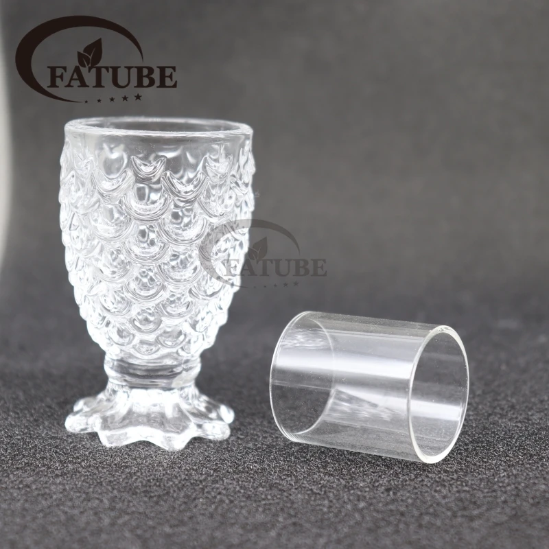 FA TUBE Straight Glass CUP TFV8 Big Baby /RBA/baby 2ml TPD/TFV8 X-baby 4ML/2ML TPD/v2 2ml Glasses