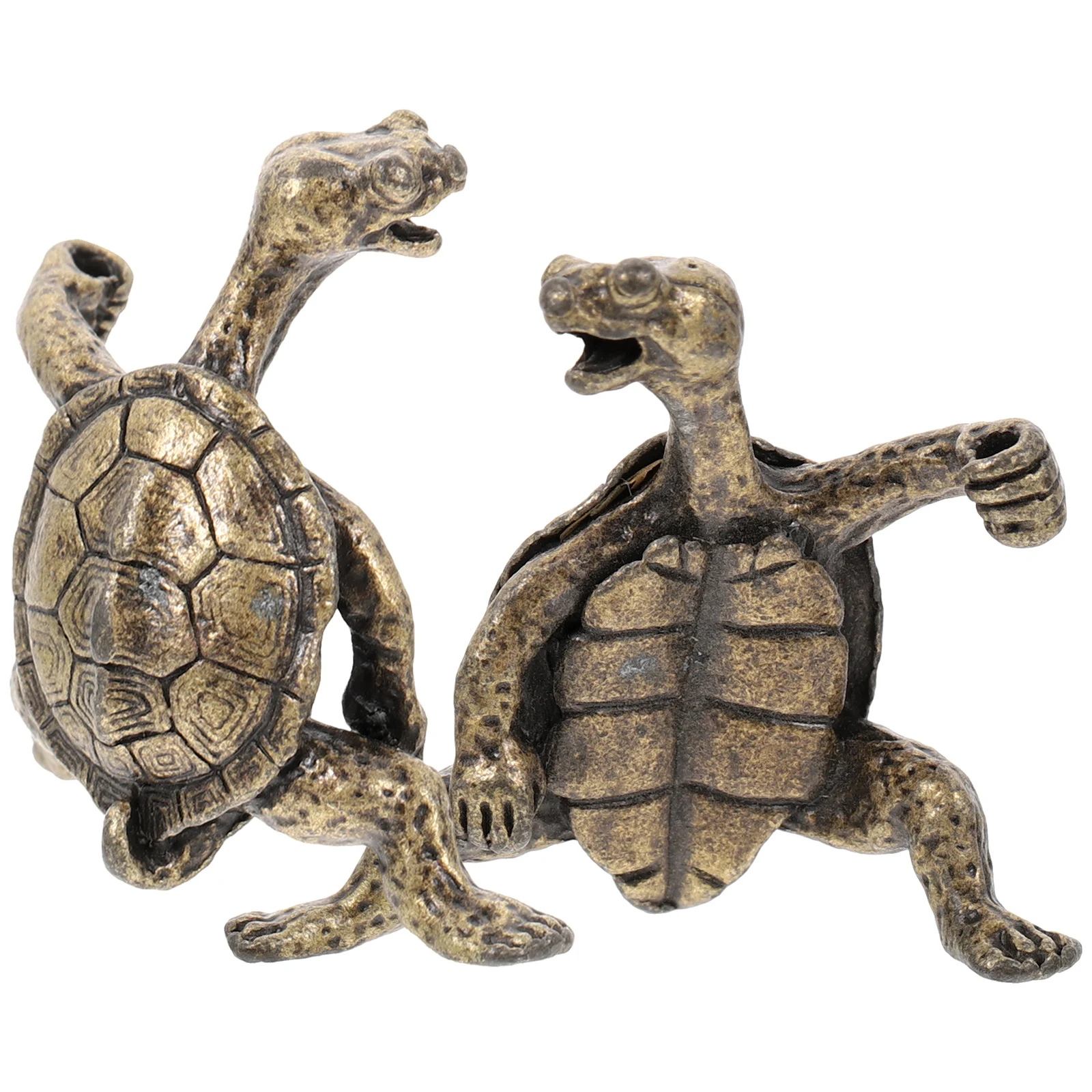 

2pcs Incense Stick Holder Metal Turtle Shaped Burner Home Decor Zinc Alloy Wear Resistant Long Lasting Vintage Design