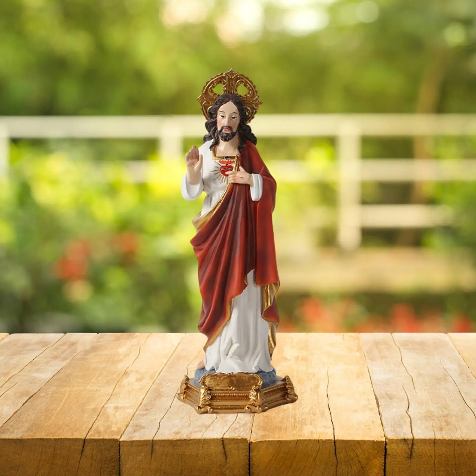 

Jesus Statue for Home Decoration Unique Resin Craft for Indoor Outdoor Use